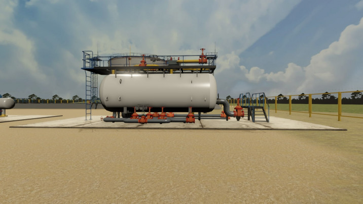 Изучение конструкции нефтегазового сепаратора со сбросом воды